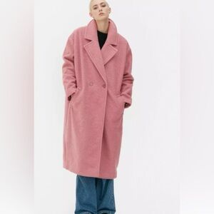 Primark by Rita Ora Women’s Pink  Rose Pea Coat Size XS